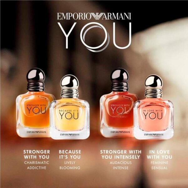 ARMANI STRONGER WHIT YOU EDT 100ML - Imagen 3